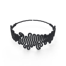 Load image into Gallery viewer, Squiggle Chocker - zimarty - wearable architecture 3d printed jewelry
