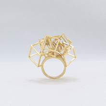 Load image into Gallery viewer, Z Cube Ring - zimarty - wearable architecture 3d printed jewelry