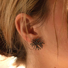 Load image into Gallery viewer, Flower Earring - zimarty - wearable architecture 3d printed jewelry