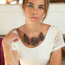 Load image into Gallery viewer, Flower Necklace - zimarty - wearable architecture 3d printed jewelry