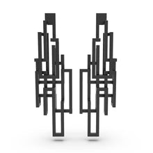 Load image into Gallery viewer, Loop Earring - zimarty - wearable architecture 3d printed jewelry