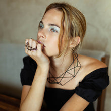 Load image into Gallery viewer, Mosalas Necklace - zimarty - wearable architecture 3d printed jewelry