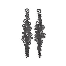 Load image into Gallery viewer, Squiggle Earring - zimarty - wearable architecture 3d printed jewelry