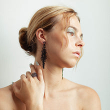 Load image into Gallery viewer, Squiggle Earring - zimarty - wearable architecture 3d printed jewelry