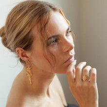 Load image into Gallery viewer, Squiggle Earring - zimarty - wearable architecture 3d printed jewelry