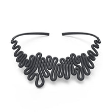Load image into Gallery viewer, Squiggle Necklace - zimarty - wearable architecture 3d printed jewelry