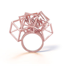 Load image into Gallery viewer, Z Cube Ring - zimarty - wearable architecture 3d printed jewelry