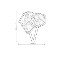 Load image into Gallery viewer, Z Cube Ring - zimarty - wearable architecture 3d printed jewelry