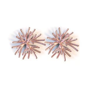 Flower Earring - zimarty - wearable architecture 3d printed jewelry 