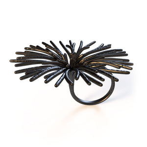 Flower Ring - zimarty - wearable architecture 3d printed jewelry 