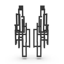 Load image into Gallery viewer, Loop Earring - zimarty - wearable architecture 3d printed jewelry 
