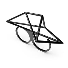 Load image into Gallery viewer, Mosalas Ring - zimarty - wearable architecture 3d printed jewelry 
